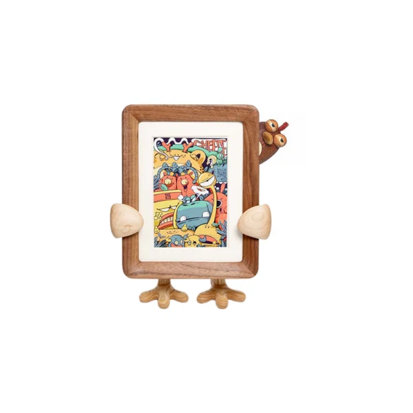 Fun Gift Wooden Little Chicken Photo Frame